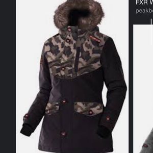 Size 12 Womens FXR RACING WINTER PARKA Camo